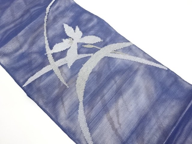 JAPANESE KIMONO / FUKURO OBI FOR SUMMER / WOVEN FLOWER 